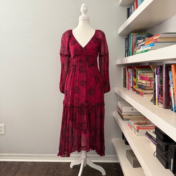 Anthropologie Maeve Annabella Maxi Dress Size 2P - Picture 4 of 15